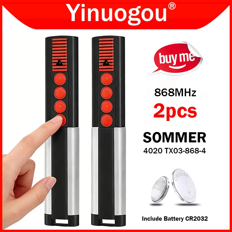SOMMER 868 МГц 4020 TX03-868-4 4026 TX03-868-2 Сменный пульт дистанционного управления для гаража, устройство открывания дверей гаража 4011 4025 4031 4035