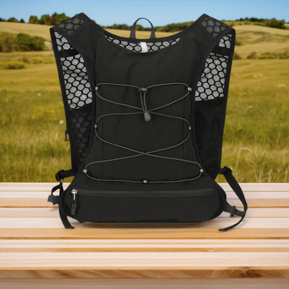 

Cycling Backpack Wear Resist Hydration Backpack Breathable Ultralight Storage Knapsack Marathon Cross-Country Running Backpack