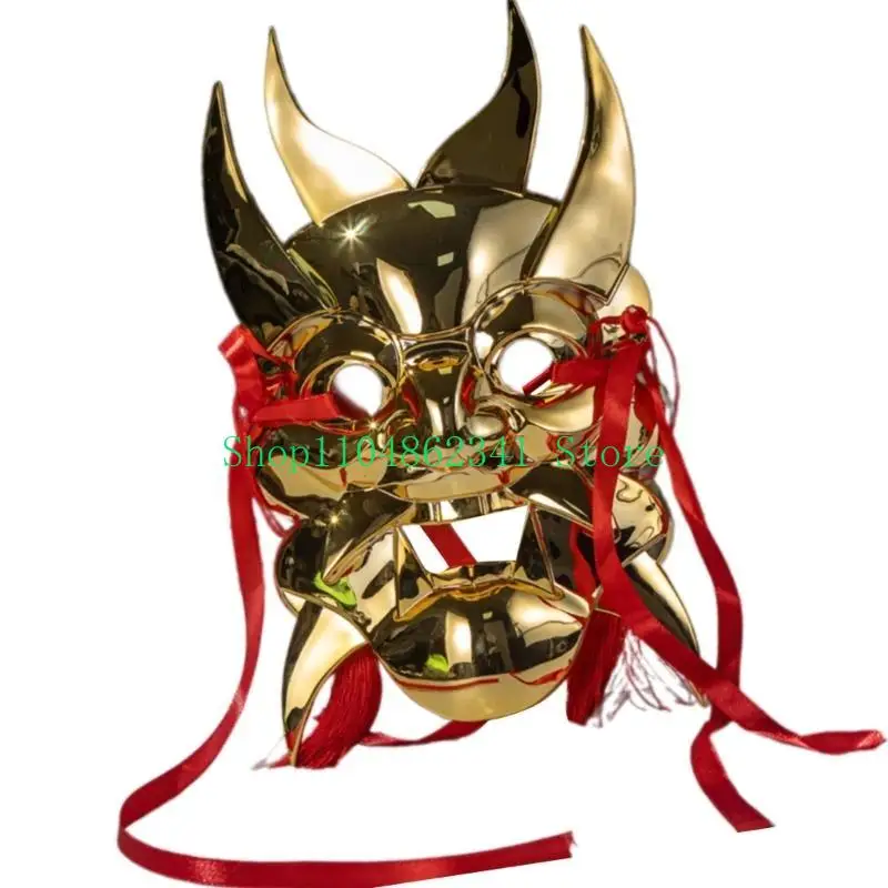 

5asd Masquerade Mask Metallic Cosplay Mask Full Face Mask For Women Men Halloween Cosplay Masquerade Costume Accessories