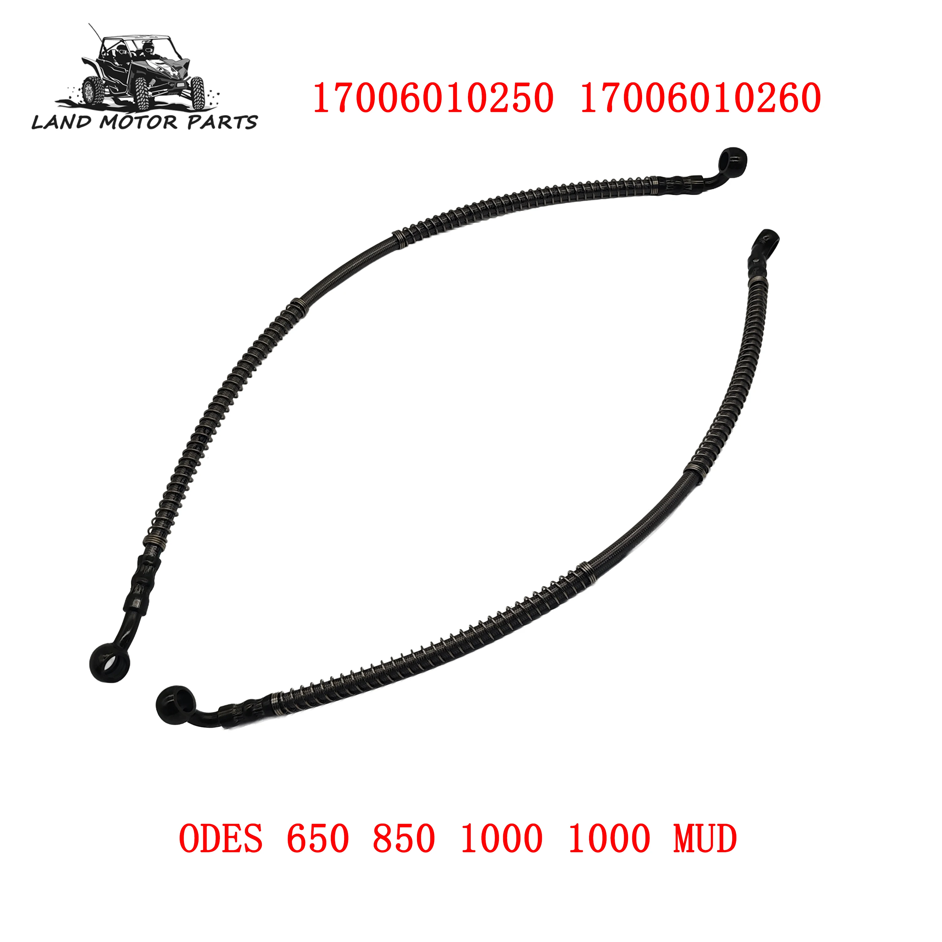 

Rear Left or Right Brake Hose 17006010260 17006010250 For ODES 650 850 1000 1000 MUD