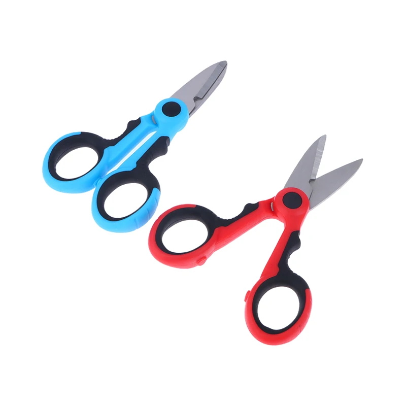 High Carbon Steel Scissors Household Shears Tools Electrician Scissors Stripping Wire Cut Tools For Fabrics, Paper And Cable