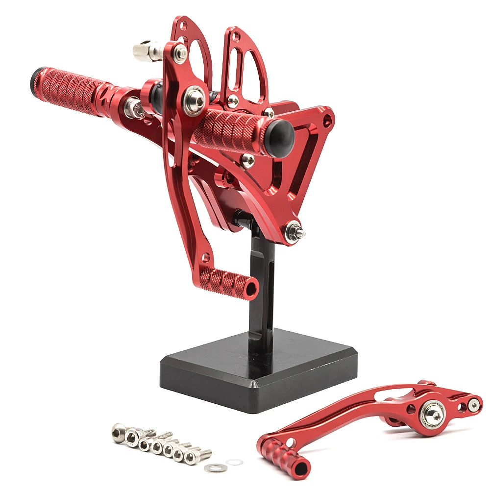 Motorcycle Rearset For Buell XB12S XB9R XB12R XB9S 2002-2022 Footrest Footpeg Adjustable Aluminum Rear Set Motor Pedal Rear Set