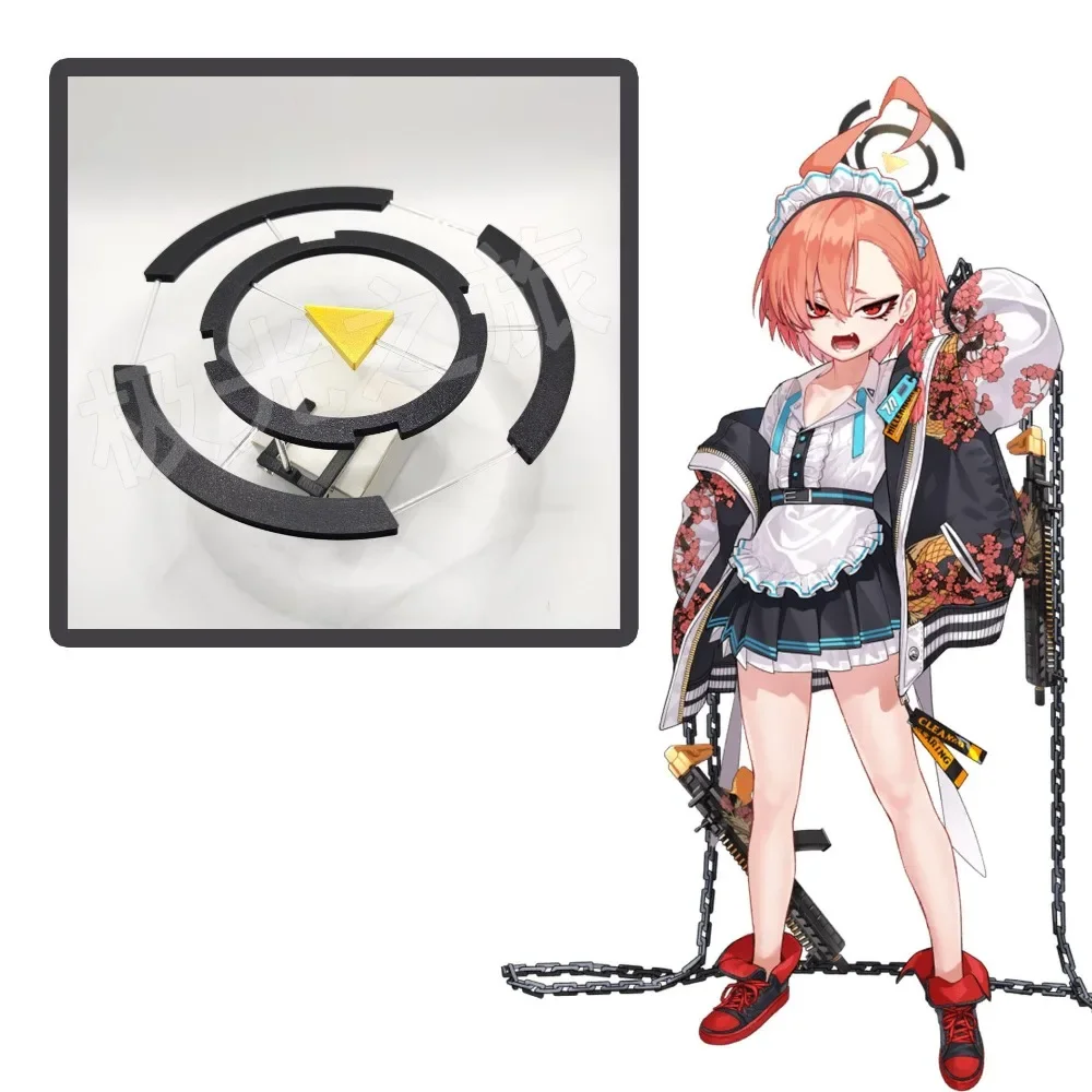 

Neru Halo Blue Archive Cosplay Headwear Props Angel Headpiece Hair Clip Restoration Accessories for Halloween Christmas Party