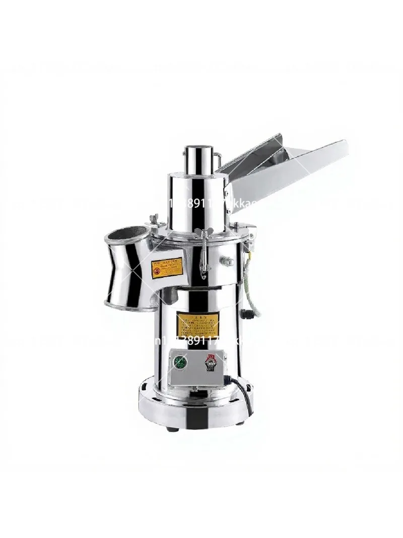 Automatic Table Continuous Hammer Mill Grinder Pulverizer for Herbs, 20kg/h, 110V/220V