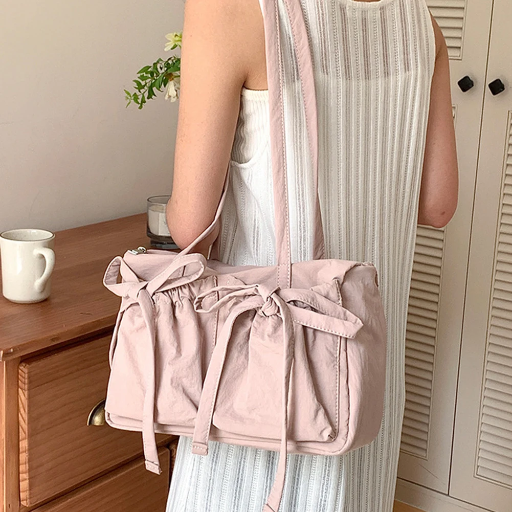 Frauen lässig Tasche Handtasche große Kapazität Nylon Stoff Tasche Reiß verschluss Mode
