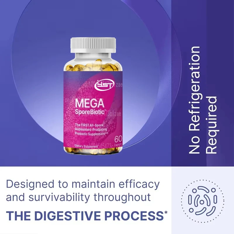 MegaSporeBiotic Probiotics Promote Digestive Health - Spore Containing Bacillus Coagulans and Bacillus Subtilis