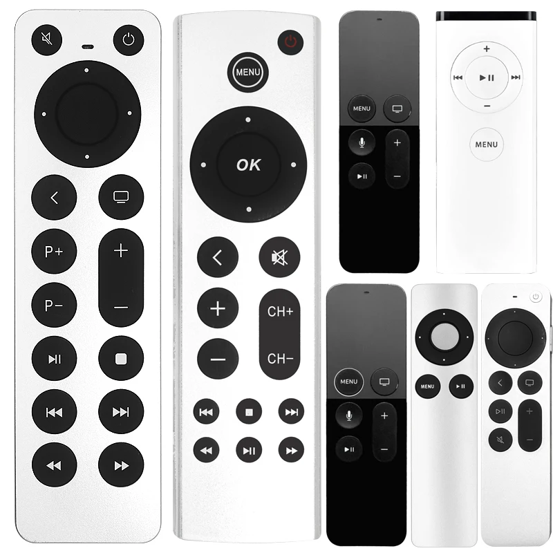 New remote control for Apple TV 4k/Gen 1 2 3 4/ HD A2843 A2737 TVA1625 A1427 A1469 A1378 A1218TV 4K A1842 A2169（No voice）