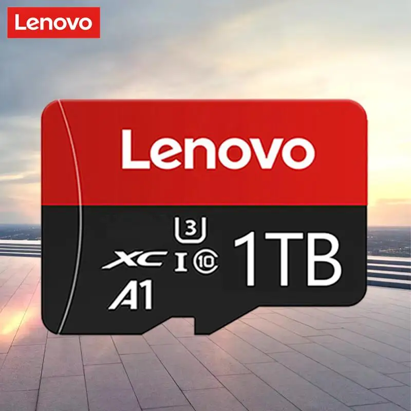 Lenovo การ์ดหน่วยความจำ UHS-I 2GB 128GB Micro TF SD การ์ด TF แฟลชการ์ด256GB 512GB 1TB การ์ด TF สำหรับกล้อง/โทรศัพท์ /drone