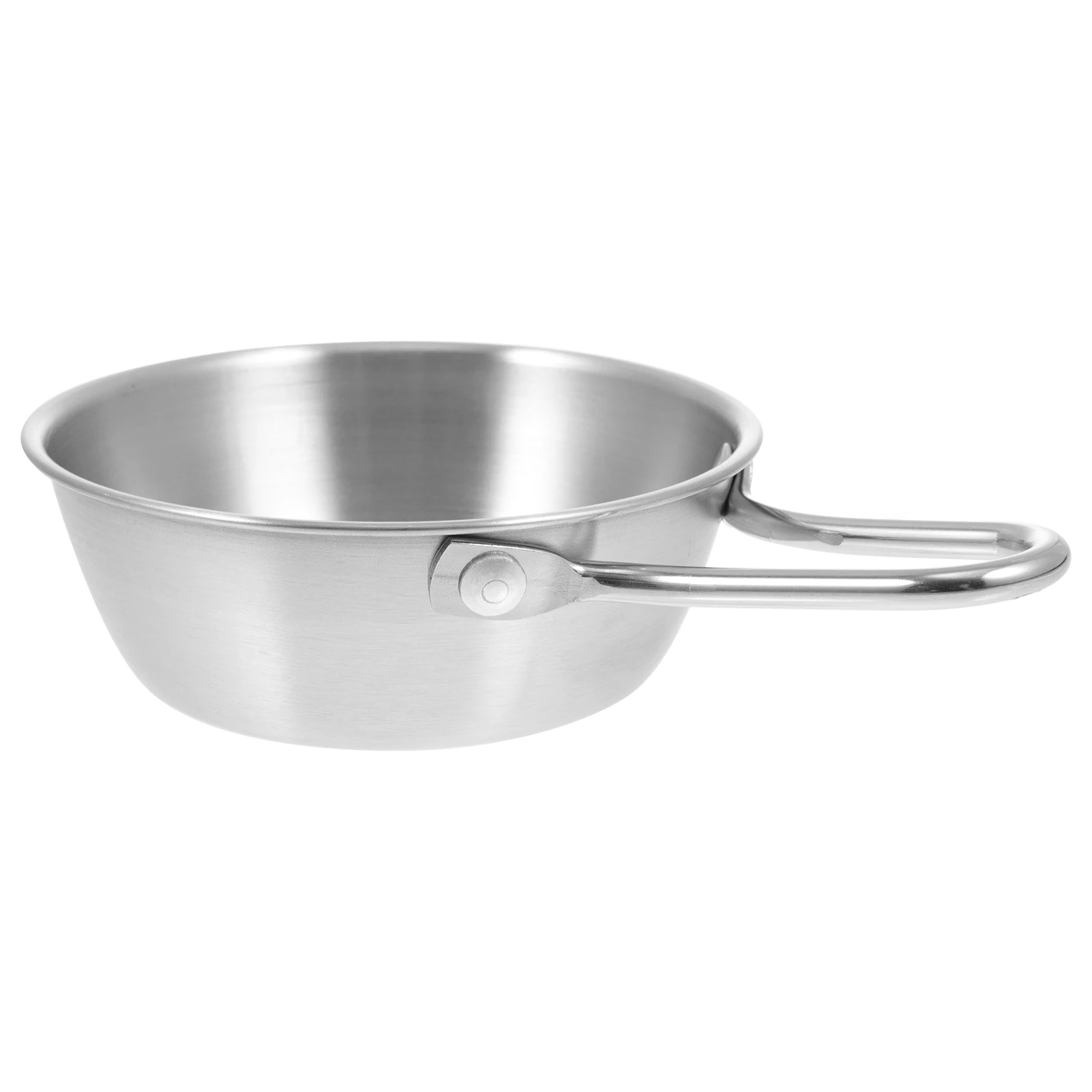 

Stainless Steel Small Bowl Korean Rice Container Ergonomic Anti Scalding Non Slip Fine Polishing Retro Suitable For Soup