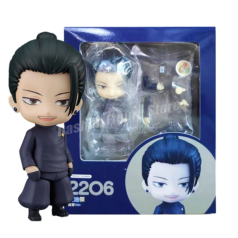 10cm Jujutsu Kaisen Geto Suguru Action Figure Movable Collection #2206 Face Replaceable Suguru Figurine Model Toys Child's Gifts