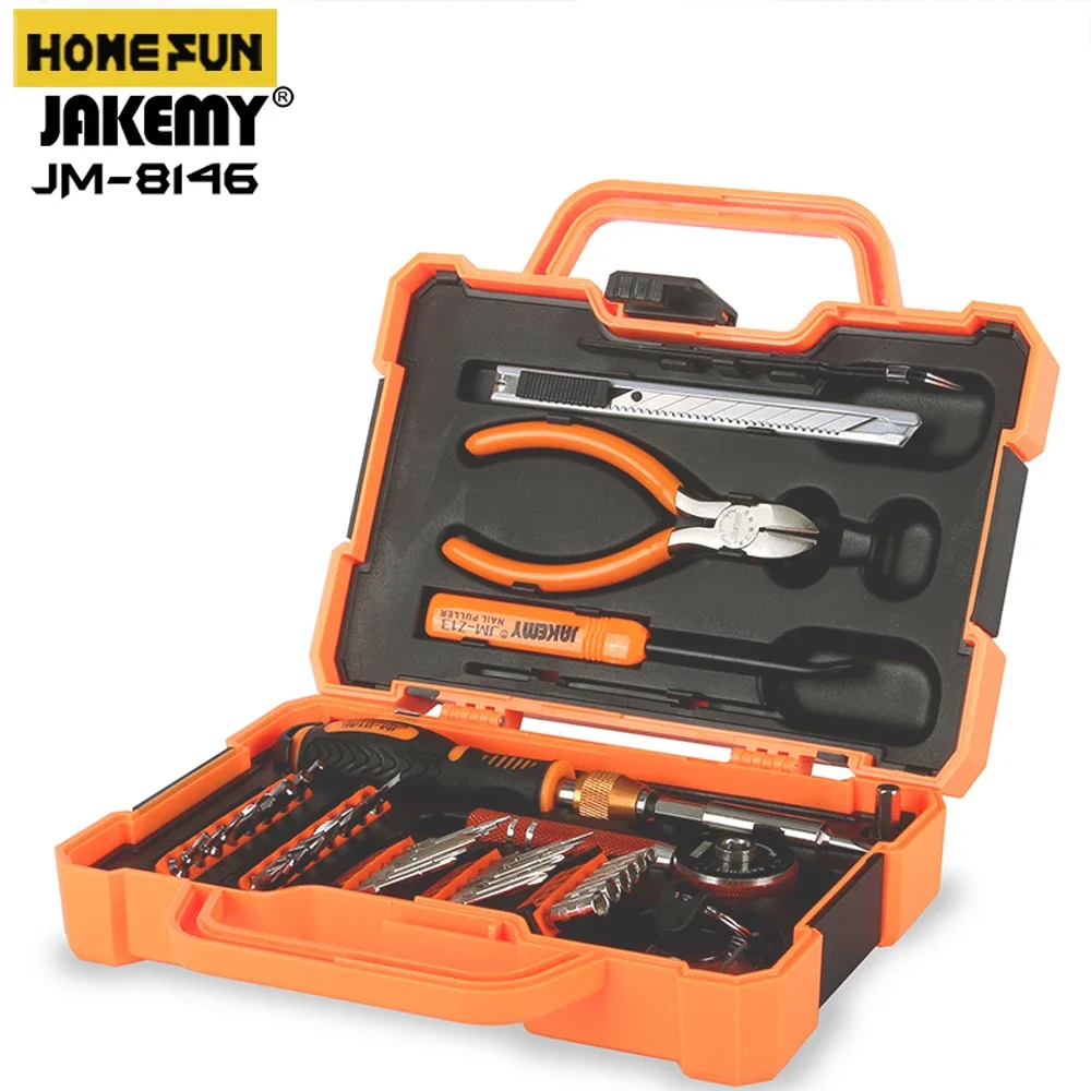 

JM-8146 47 In1 Multifunctional Screwdriver Set Portable Tablet computer Repair Tools Mobile Phone Disassembly Repair Tool