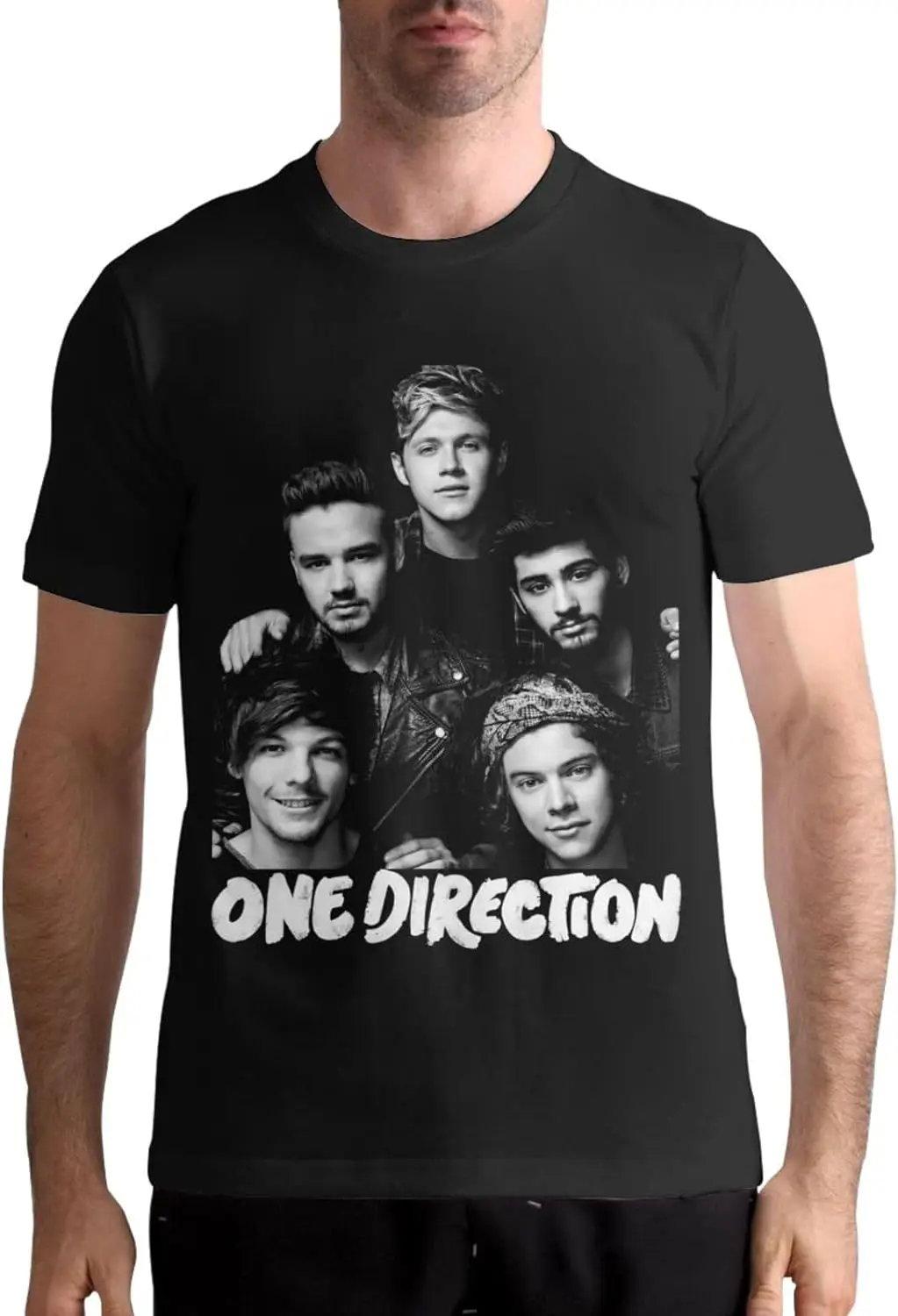 

Shirt Men's T-Shirt Classic Short Sleeve Top Fashion Tee Black