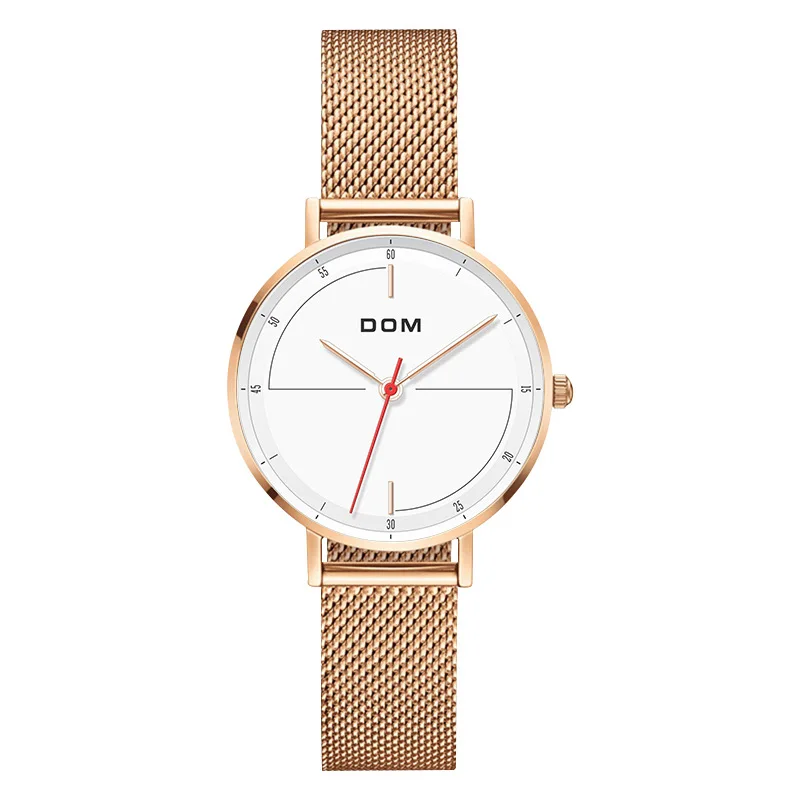 

Классические женские кварцевые часы с ручным кривым циферблатом, простые универсальные кварцевые часы