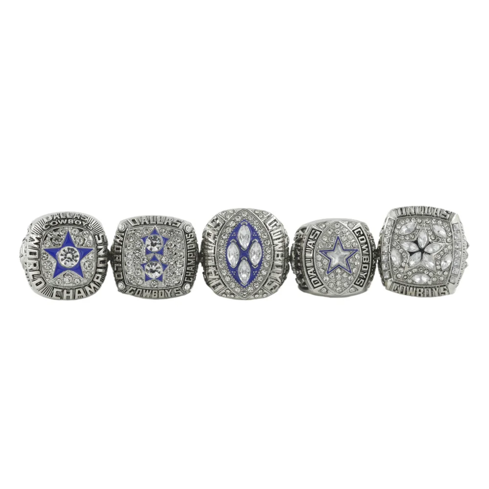 Championship Ring Silver Rugby Championship Rings Gift Fans' Favorite Ring Accessory for Winner Collectible Gift