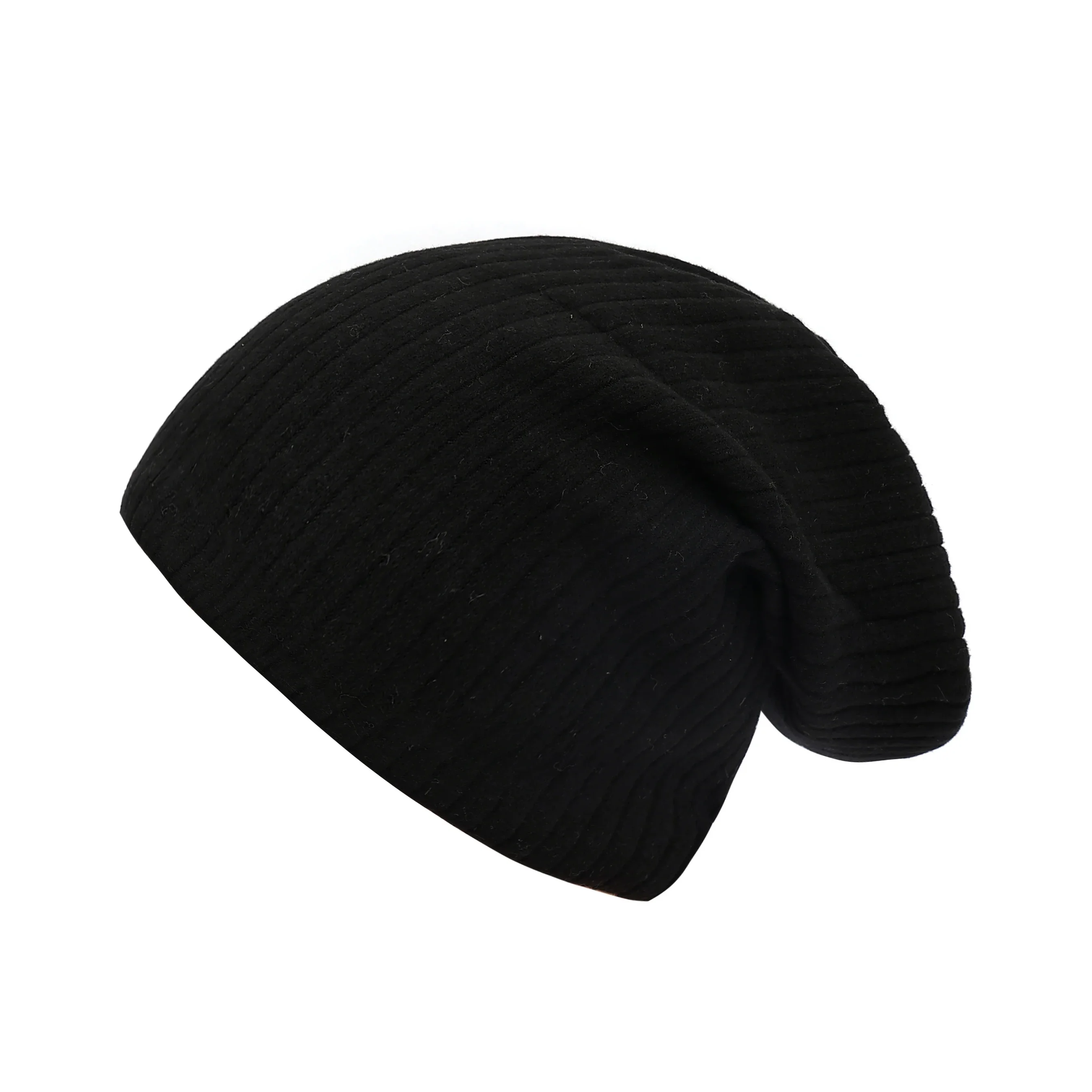 A30 New Autumn/Winter Adult Threaded Elastic Hat Personalized Letter Hat Warm Decorative Hat