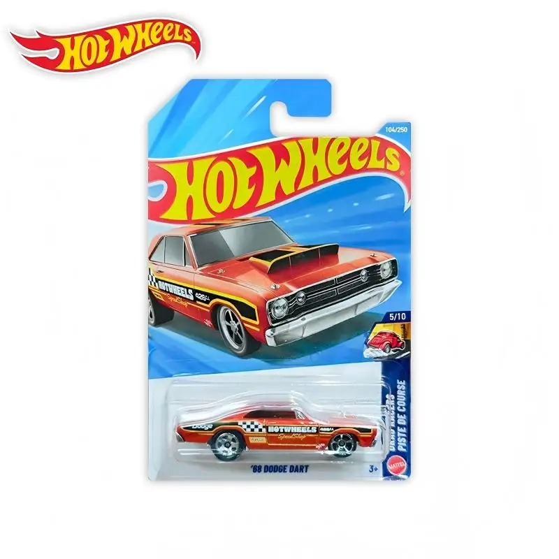 

2026-104 Hot Wheels Cars 68 Dodge Dart 1/64 Metal Diecast Model Collection Toy Vehicles