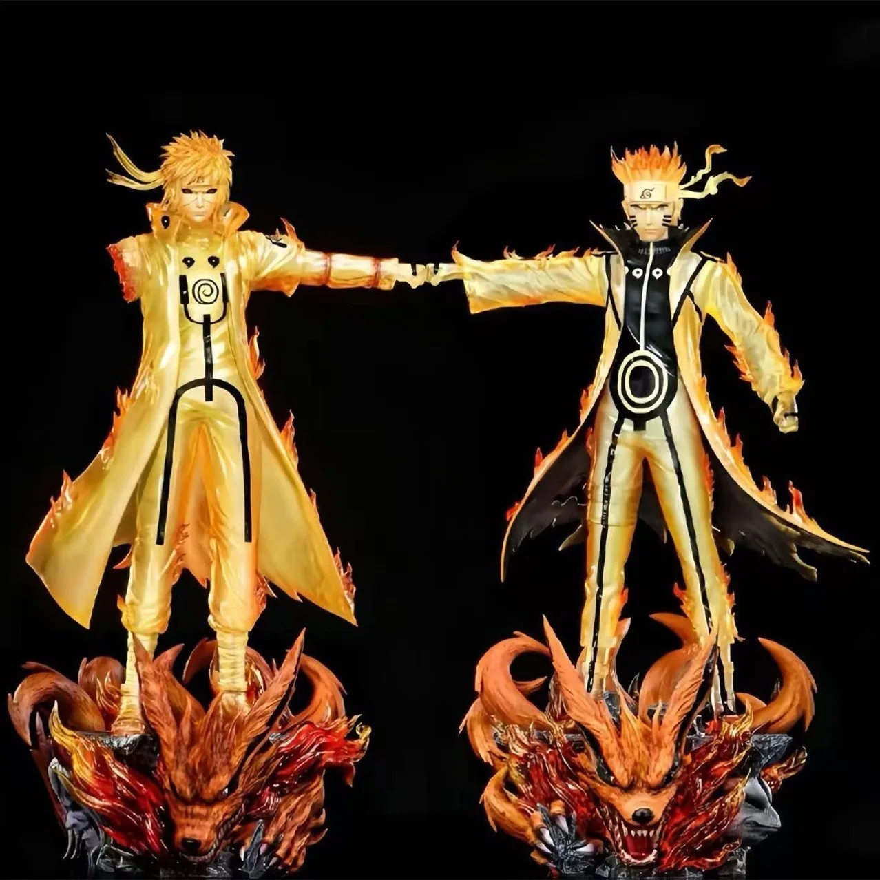31cm Classic Uzumaki Naruto Figurine Minato Gk Action Figures Model PVC Statue Collectible Decor Desktop Ornament Toys Gift