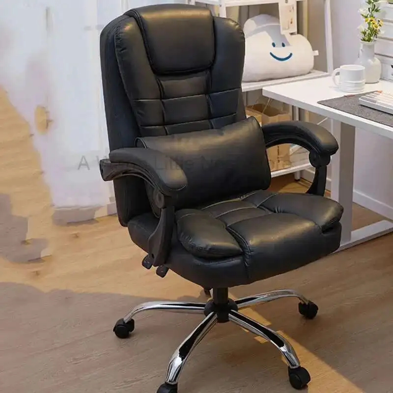 

Leather Pink Office Chair Cute Rolling Salon Vanity Pink Gaming Chair Bedroom Study Silla Escritorio Livingroom Furniture Sets