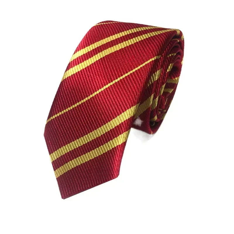 1PC Dress Up Costume Props Fantasy Movie Magic Academy Striped Tie Movie Character Theme Party Red Tie Halloween Role Play