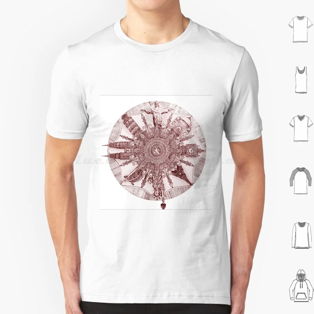

Touristy T Shirt Men Women Kids 6xl Burj Al Arab Dubai Big Ben Christ The Redeemer Taj Mahal India Brazil Paris Eiffel Tower