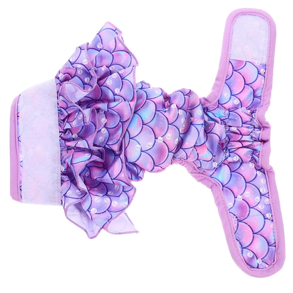 

Reusable Diaper Washable Puppy Diaper L Size Soft Cotton Breathable For Female Dog Period Indoor Use Pet Sanitary Pant Dog Pants