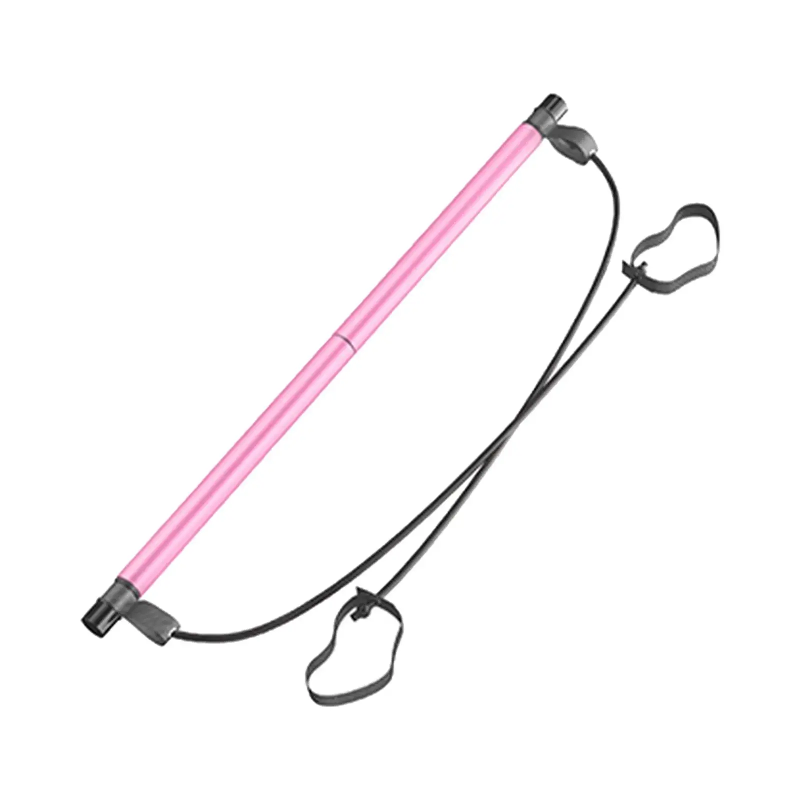 Barre de Pilates portable pour exercices de fitness, yoga et gym avec bande de résistance