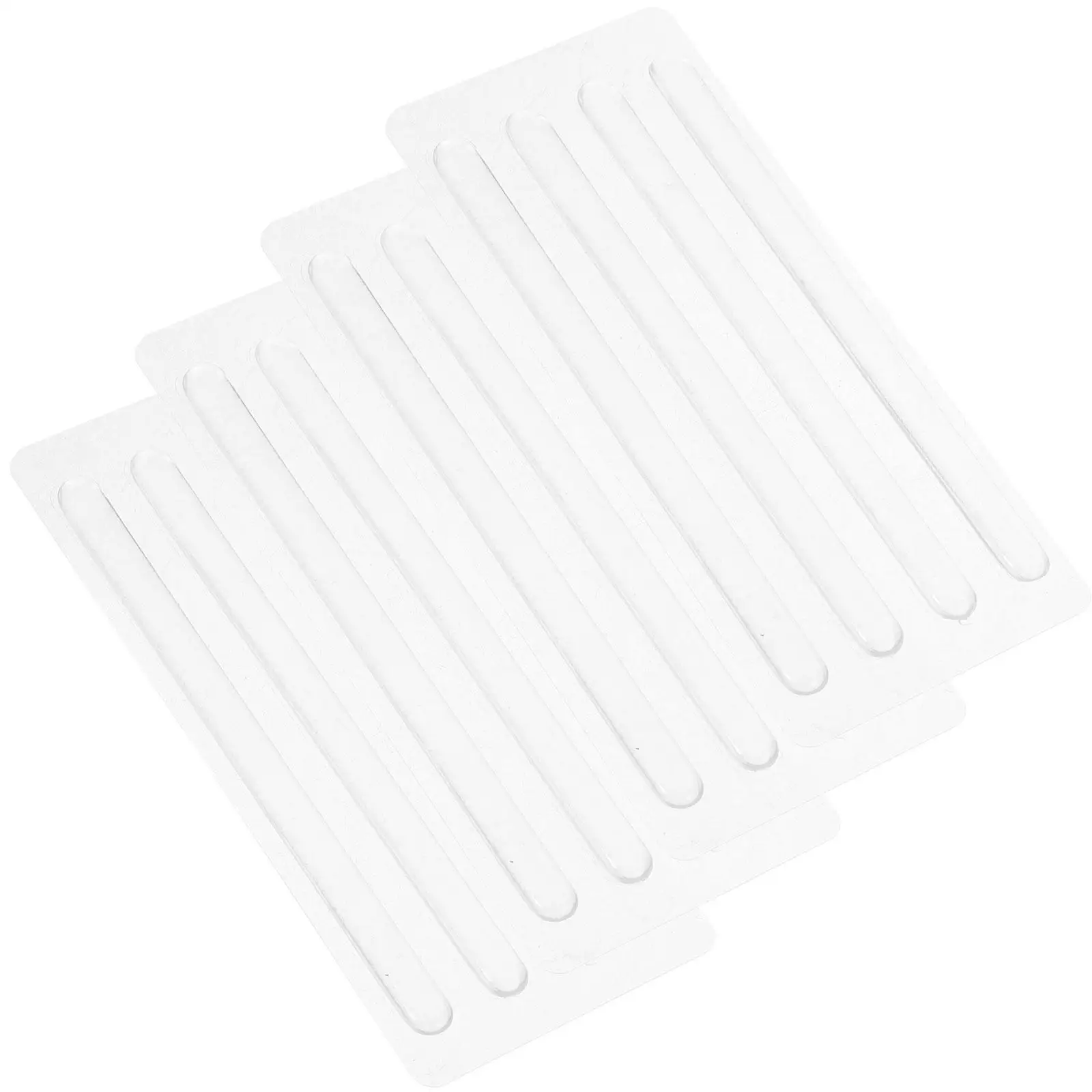 

4 Pcs Sandal Stickers Thin Heel Adhesive Shoes Tape Women Antiwear Foot Heels Cushion Care Clear Invisible Comfortable Silicone