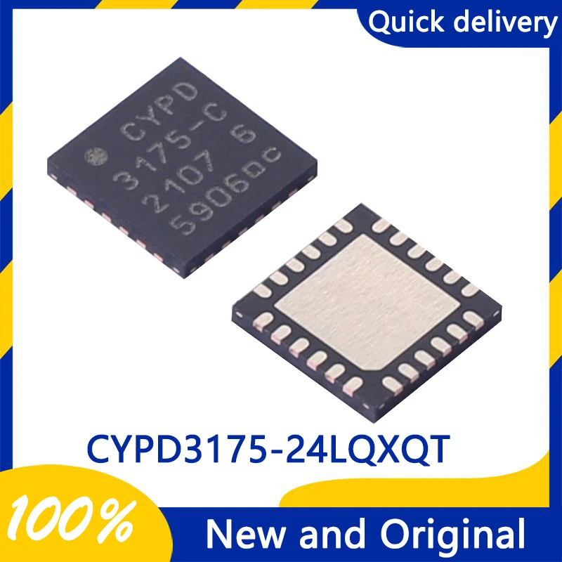 10PCS/LOT CYPD3175-24LQXQT 24-QFN USB controller chip Electronic Component  Integrated Chip Ic  New And Original