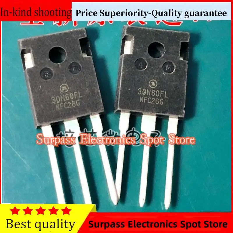 

10PCS-100PCS 30N60FL NGTB30N60FLWG TO-247 30A 600V IGBT Price Superiority-Quality guarantee