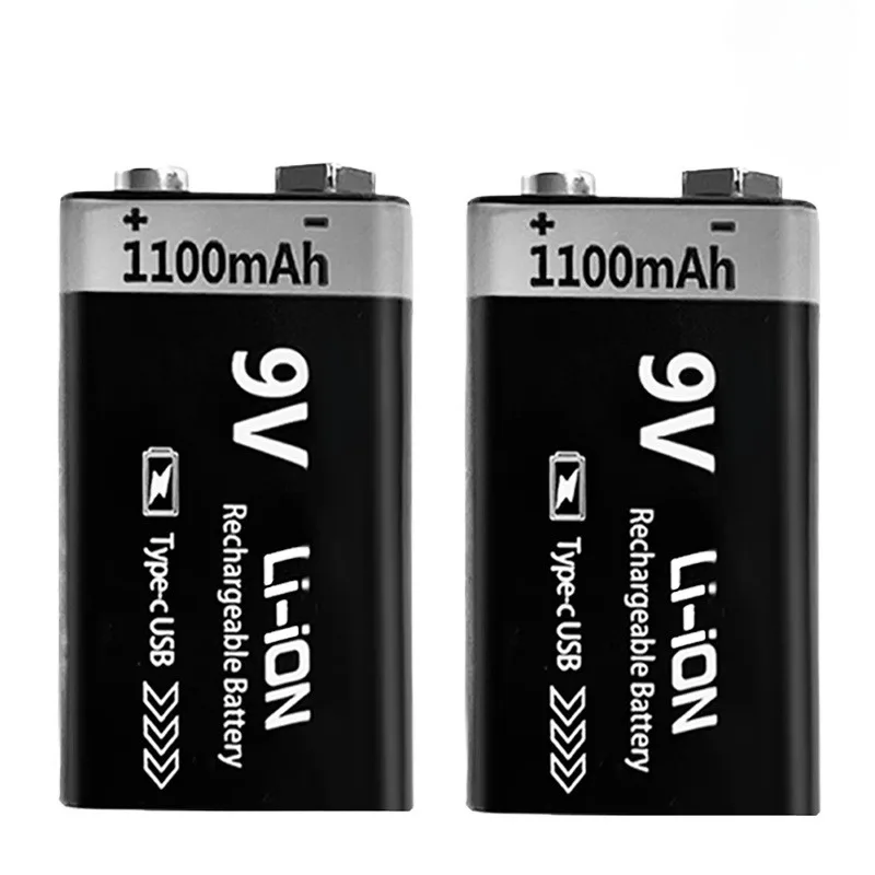 Batteria ricaricabile da 10 pezzi 9V 1100/850/600mAh ad alte prestazioni per giocattolo multimetro modello elicottero RC