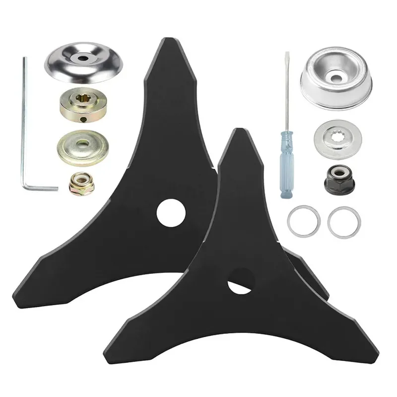 for Garden Accessories Lawn Mower Blades Triangular Saw Blades Three Tooth Blades