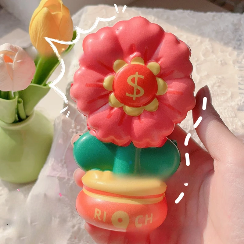 1 sztuka Kwiat Get Rich Antystresowy dla Dorosłych Zabawki do Ściskania Dzieci Dekompresja Sensoryczna Zabawka Fidget