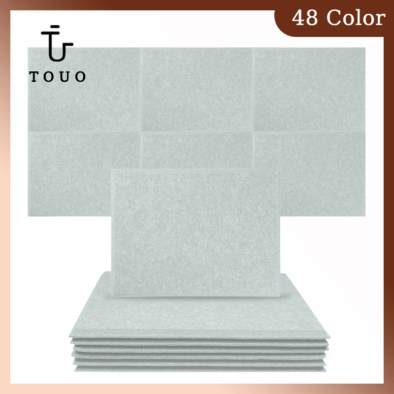 

TOUO Acustic Panel 6 Pcs Acoust Insulation Absorcion Material Door Seal Strip Soundproof Wall Panel For Studio