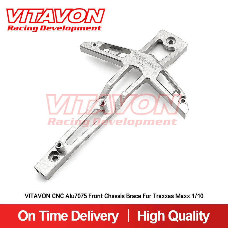 

VITAVON CNC Aluminum #7075 Front Chassis Brace For Traxxas MAXX 1/10