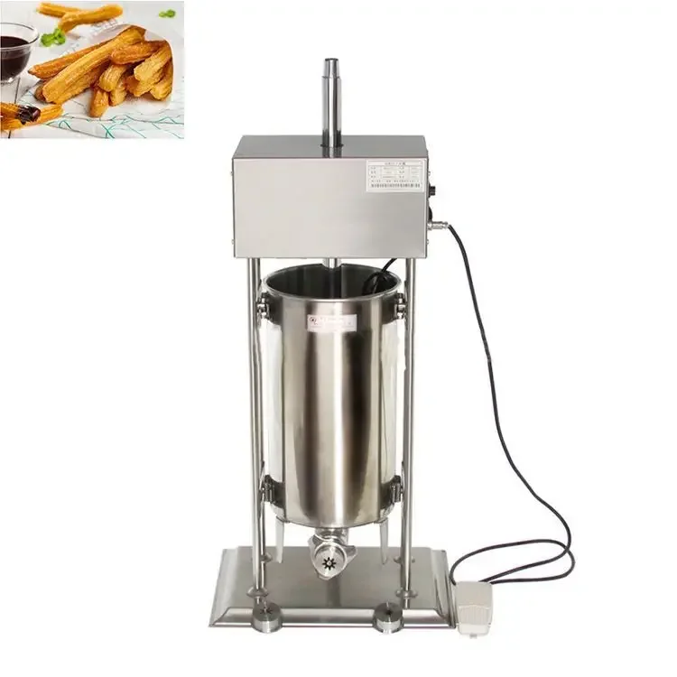 Spanish Churros Making Equipment Fully Automatic Spanish Mini Churros Making Machine Making Churros 5L/7L/10L/12L/15L