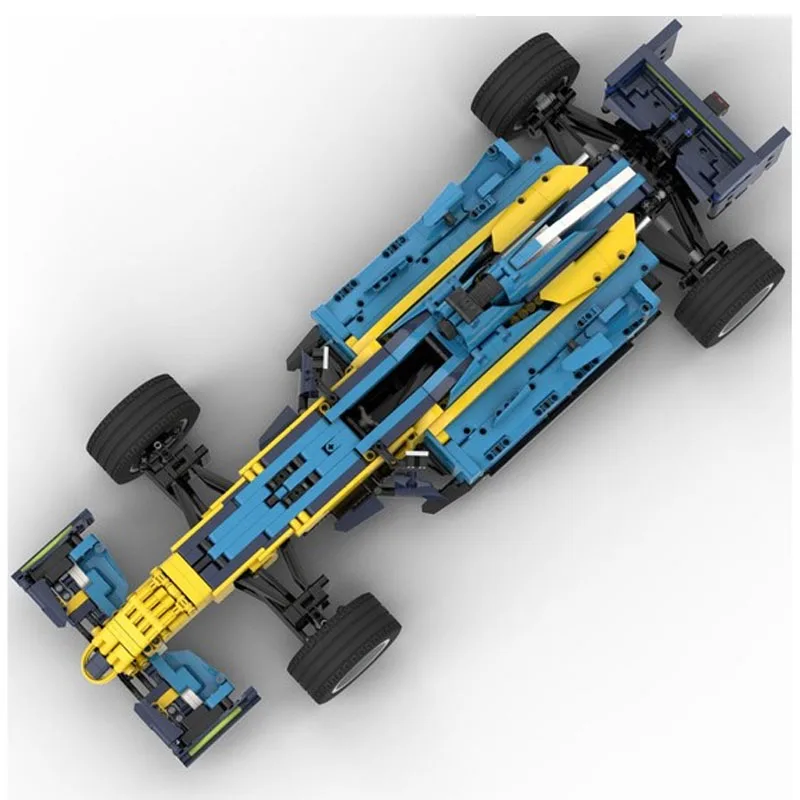 

MOC-55175 New Classic Iconic Super Racing Car Building Block Model, 1893 Parts, Creative Birthday Toy Gift for Boys and Kids