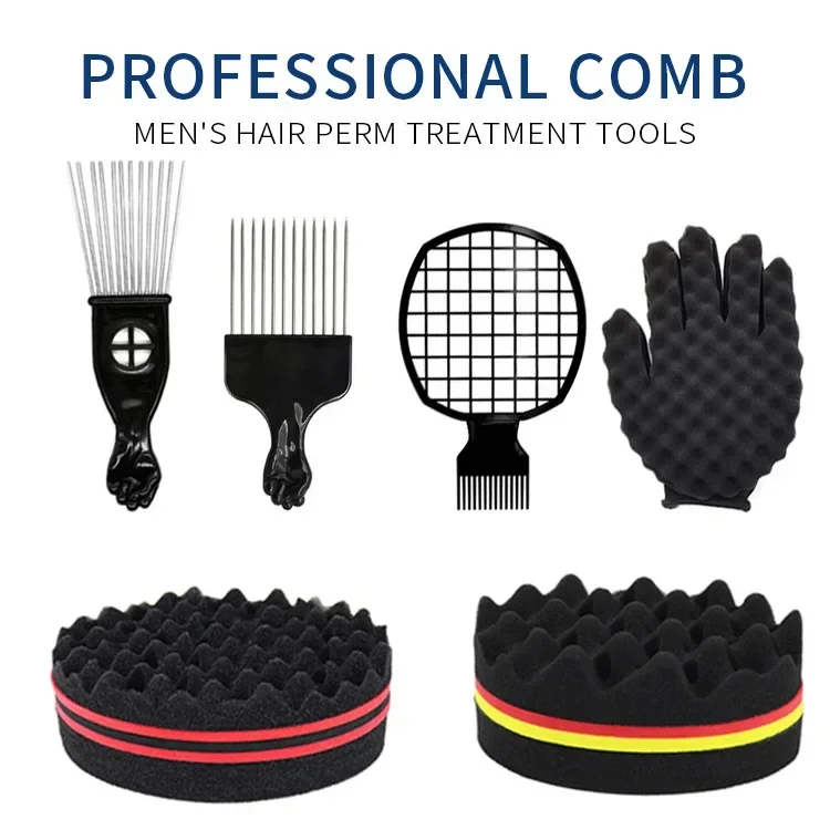 

Oval Double Sides Magic Twist Hair Brush Sponge Brush For Natural Afro Coil Wave Dread Sponge Brushes Hair Braids Braiding 2041