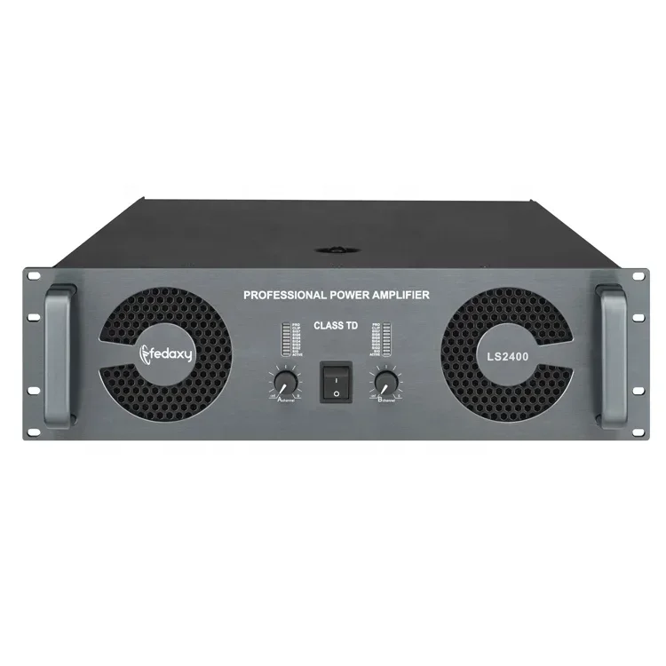 

Popular Hot sell music amplifier with speakers 2channel 2400watts 3u dj equipment amplifiers