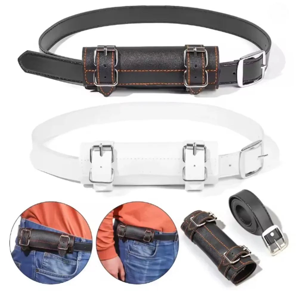 1PC PU Leather Sword Belt With Scabbard, 110cm Waist Strap Role‑Play Accessory For Rapier Medieval Martial Arts Costume Supplies