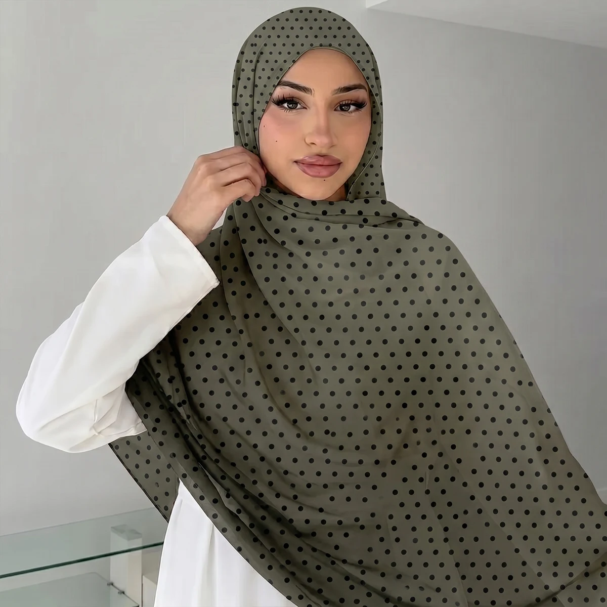 Neuer Damen-Hijab-Schal mit Aquarellmuster, Vintage-Luxus-Strandtuch, 180 cm langes Kopftuch, Bohemien-Muslim-Accessoires – Detail 23