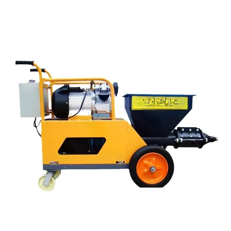 

Multifunctional cement mortar spraying machine Small automatic powder wall machine Wholesale wall machine Brushing mortar sprayi