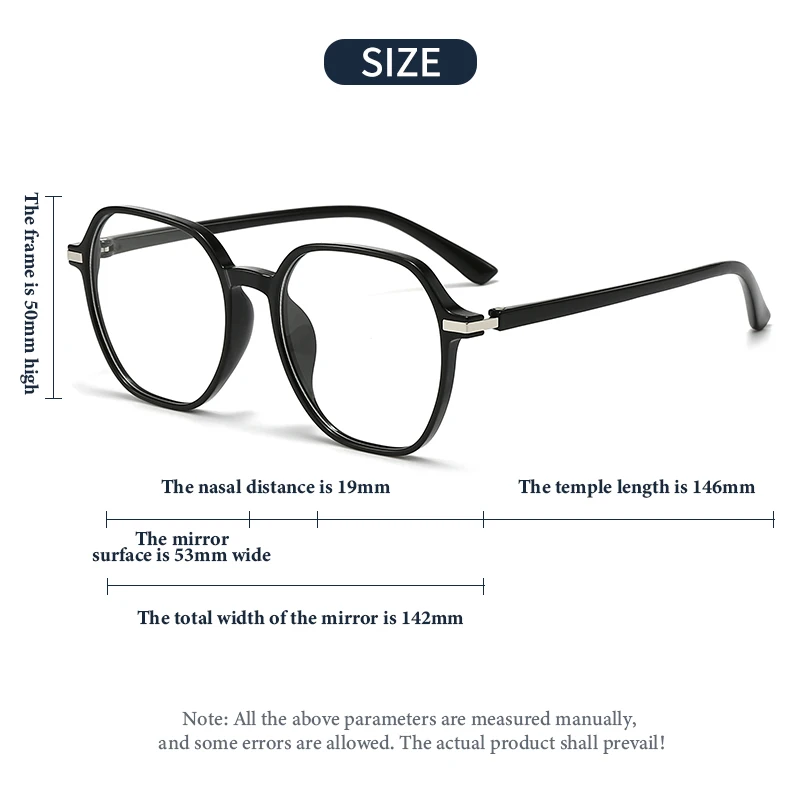 نظارات KAROS هندسية متعددة البؤر تقدمية للرجال والنساء إطار TR90 عالي الجودة مع عدسات طبية لقصر النظر #3