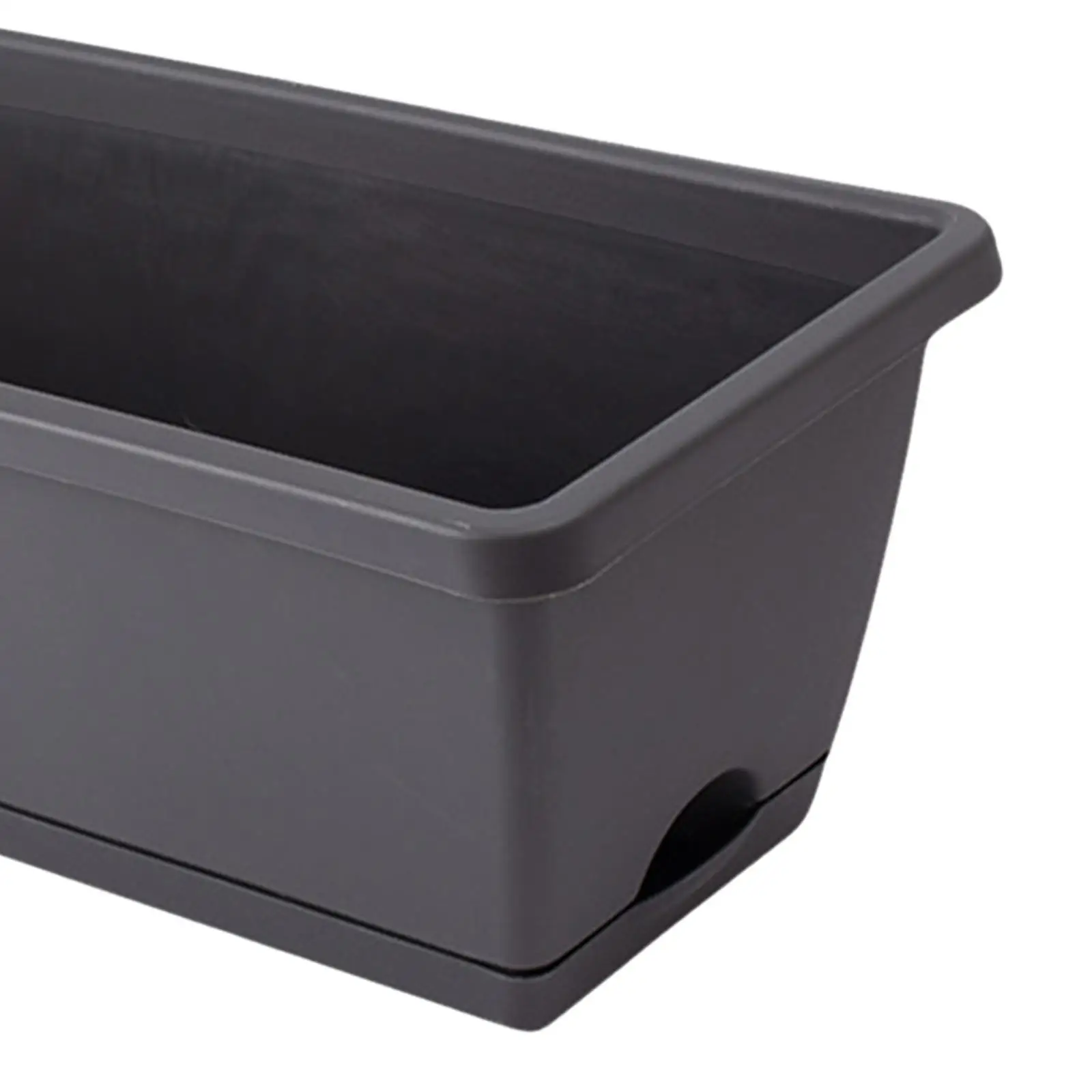 Flower Window Box Rectangular Container for Indoor Outdoor Windowsill Home