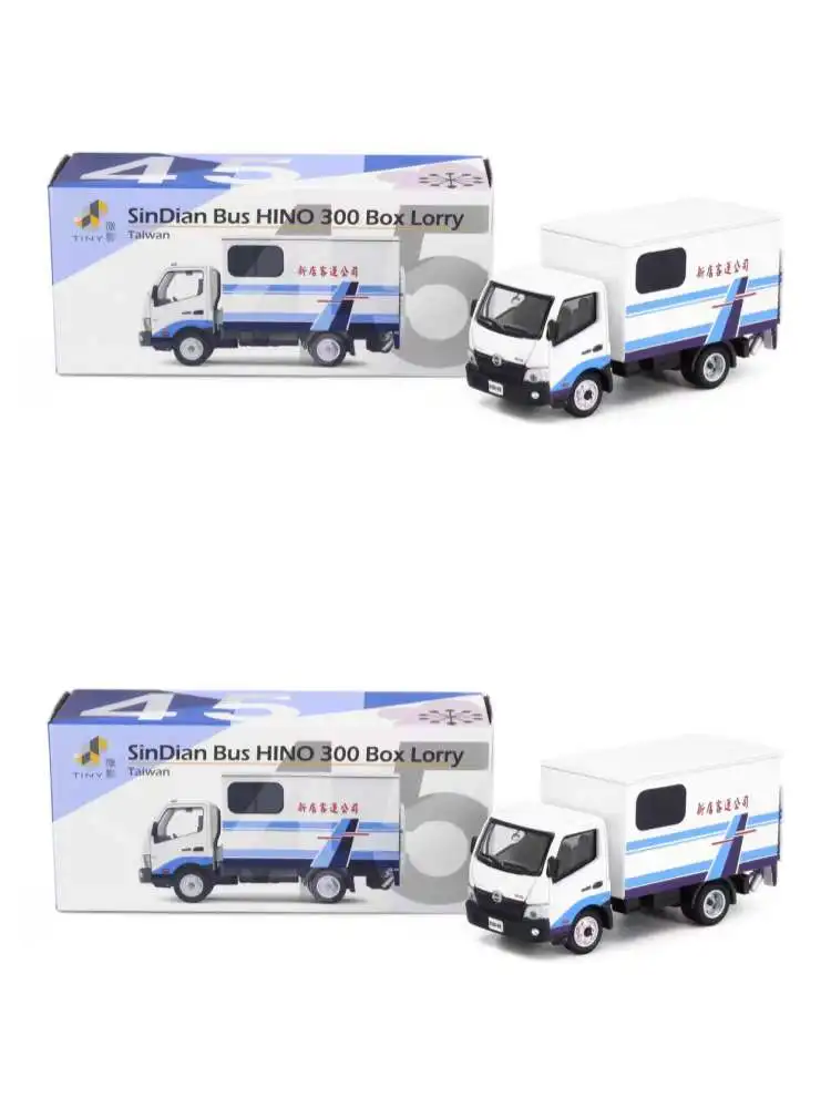 Tiny 1/76  TW45 SinDian Bus Hino 300 Box Lorry Diecast Model Truck Collection Limited Edition Hobby Toys