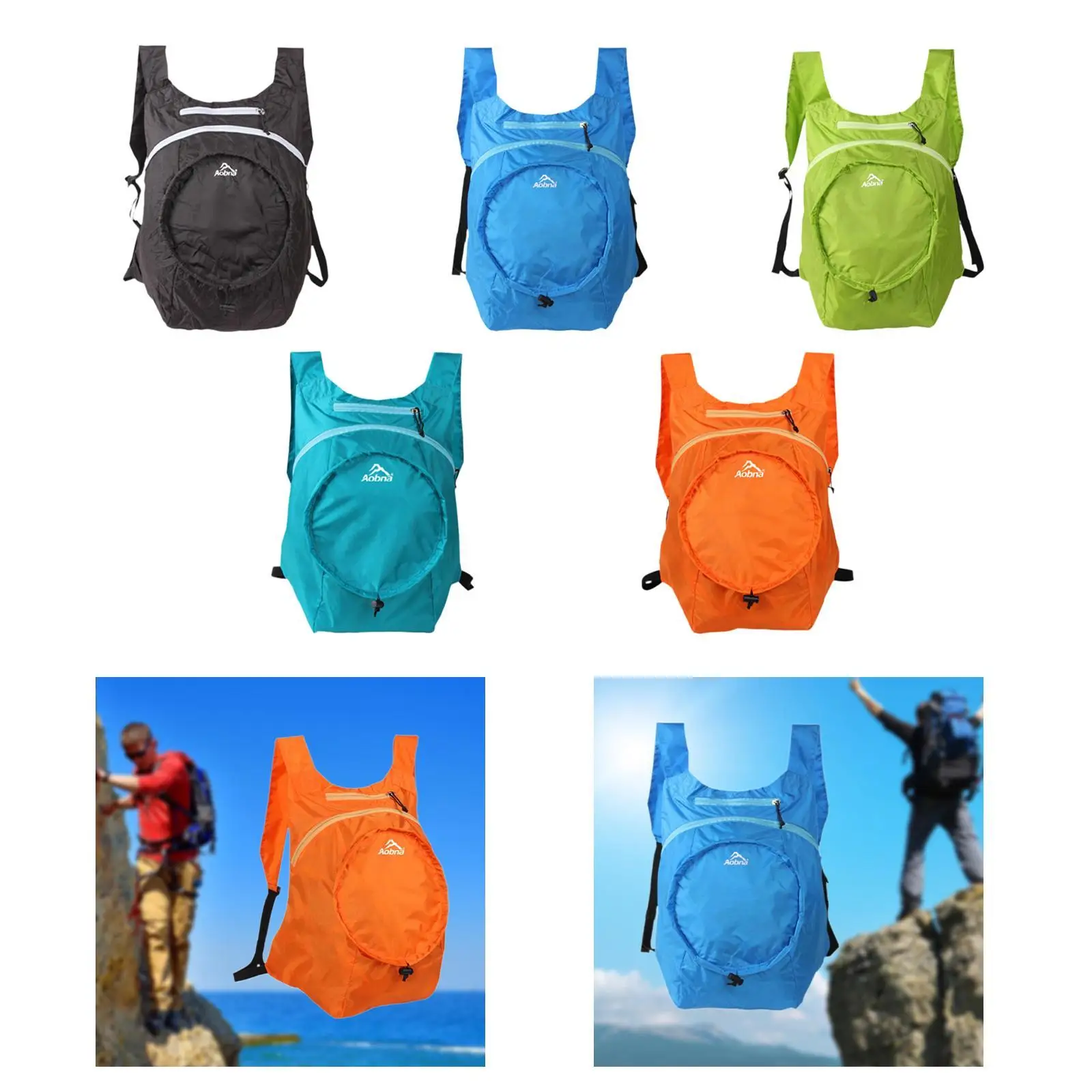 

Folding Travel Bag Carrying Bag Nylon Outdoor Daypack for Camping Men Travel