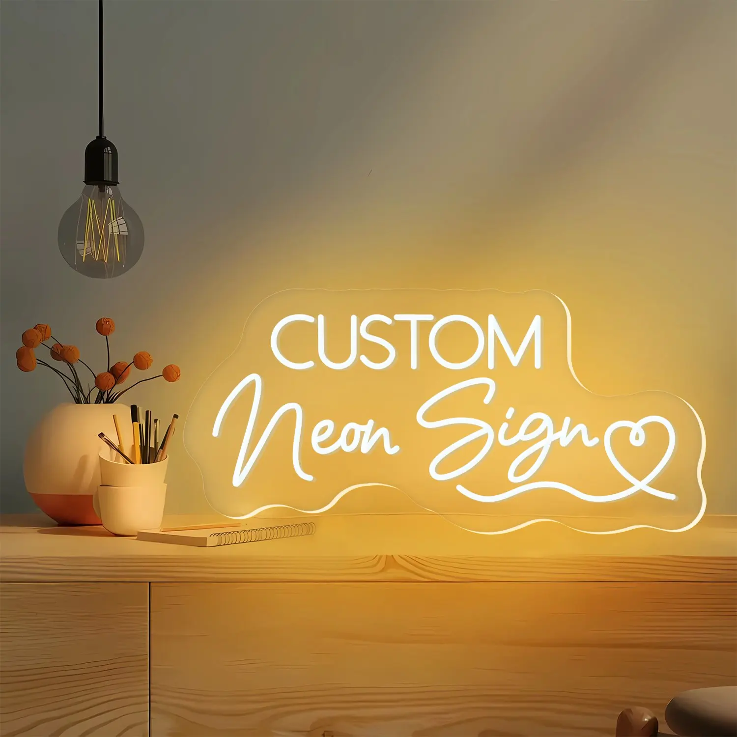 

Custom LED Neon Signs Personalized Names Neon USB Powered Multi Font Colors for Weddings Birthday Party Bedroom Decorative Light