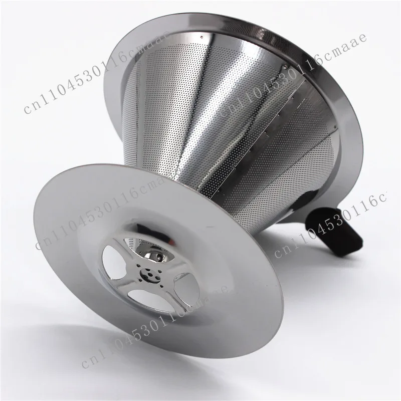 Manual reusable stainless steel dump dripper Paperless design with mesh filter Coffee tea Eco-friendly dump coffee machine