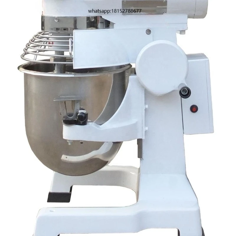 10L Professional Stainless Steel Egg Beater Food Mixer with Gear Transmission