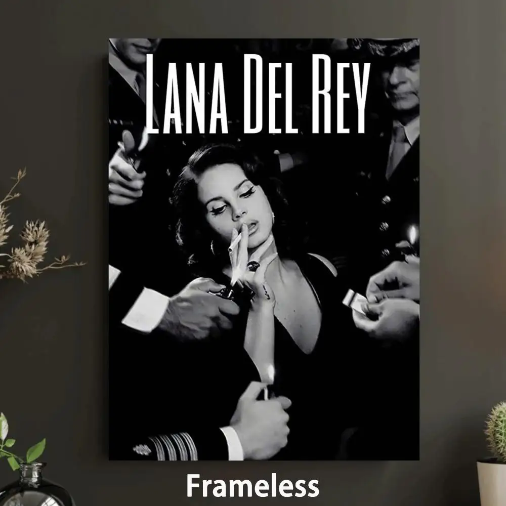 Painting Calligraphy Poster Canvas Painting Wall Art Picture, Home Interior, Garage, Bar Decoration Retro Lizzy Grant Lana Del R
