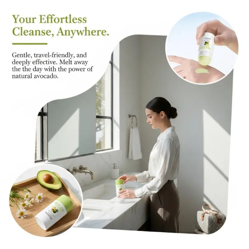 Makeup Remover Balm Non Greasy Gentle Cleansing Removes Light Makeup Fast Suitable for Professional and Home Use view 5